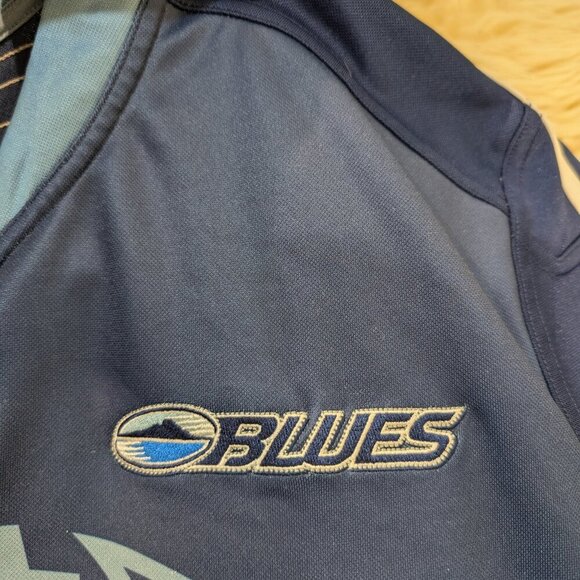 Adidas Men's Auckland (New Zealand) Blues Super Rugby 2013-14 Jersey Size 3XL - Picture 6 of 12